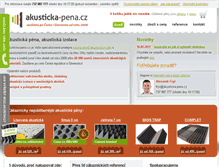 Tablet Screenshot of akusticka-pena.cz
